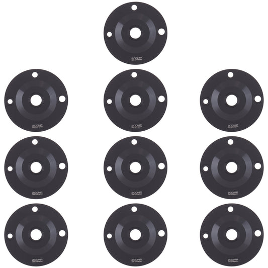 10 PCS Back Camera Lens for Realme 11 Pro+ (Black)
