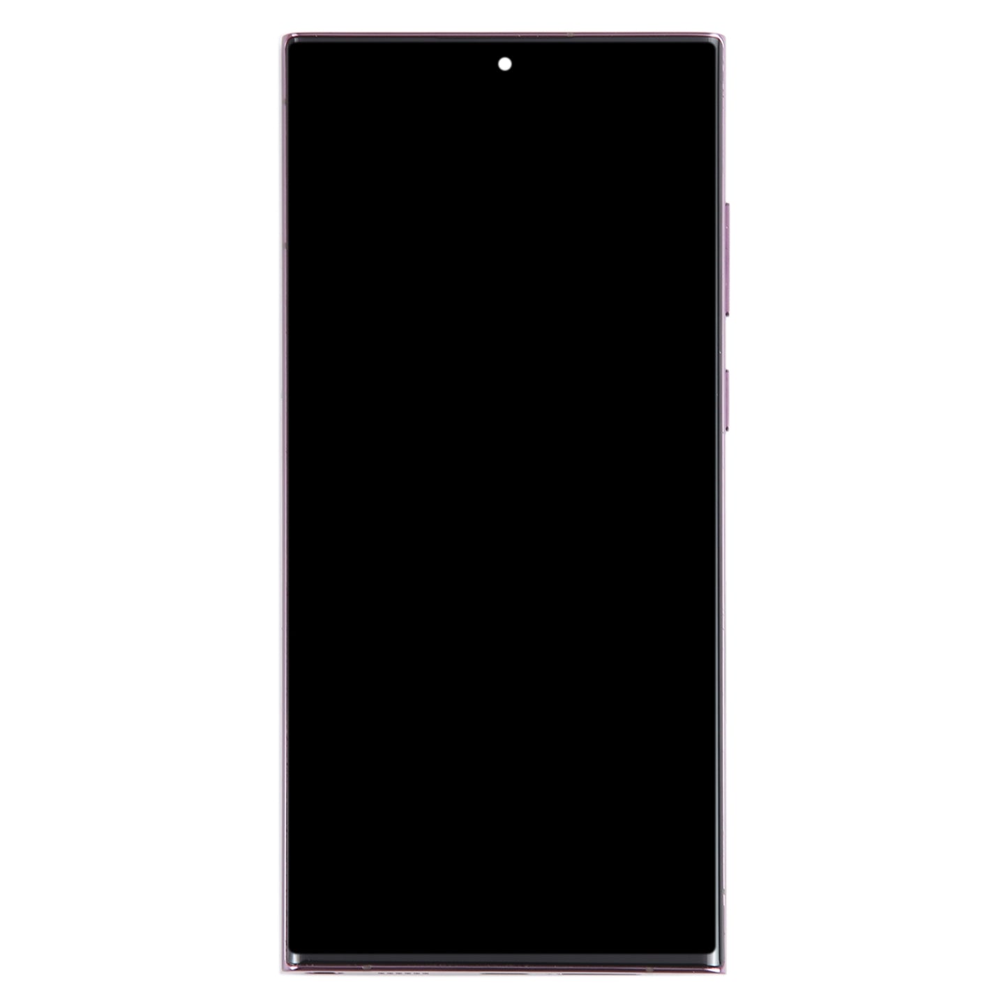 For Samsung Galaxy S22 Ultra 5G SM-S908B EU Edition 6.78 inch OLED  LCD Screen Digitizer Full Assembly with Frame (Purple)