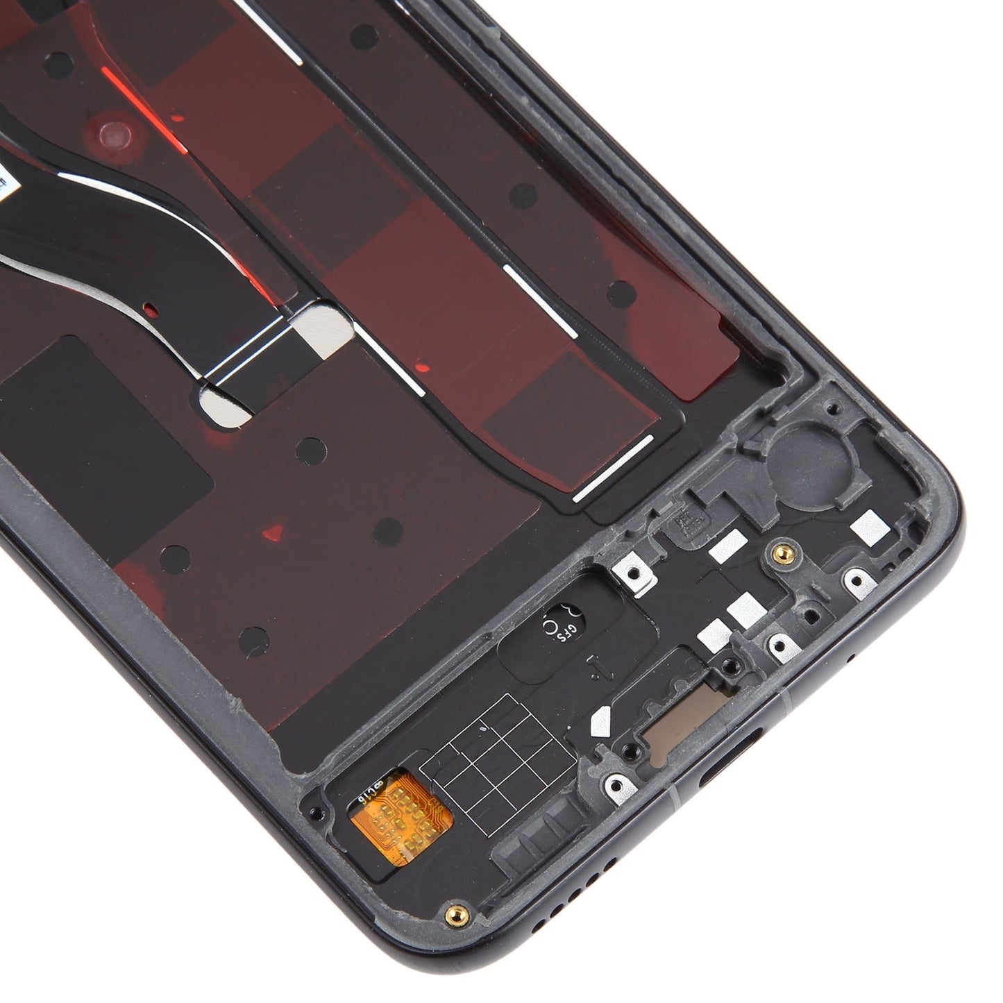 For Honor View 20 Original LCD Screen Digitizer Full Assembly with Frame (Black)