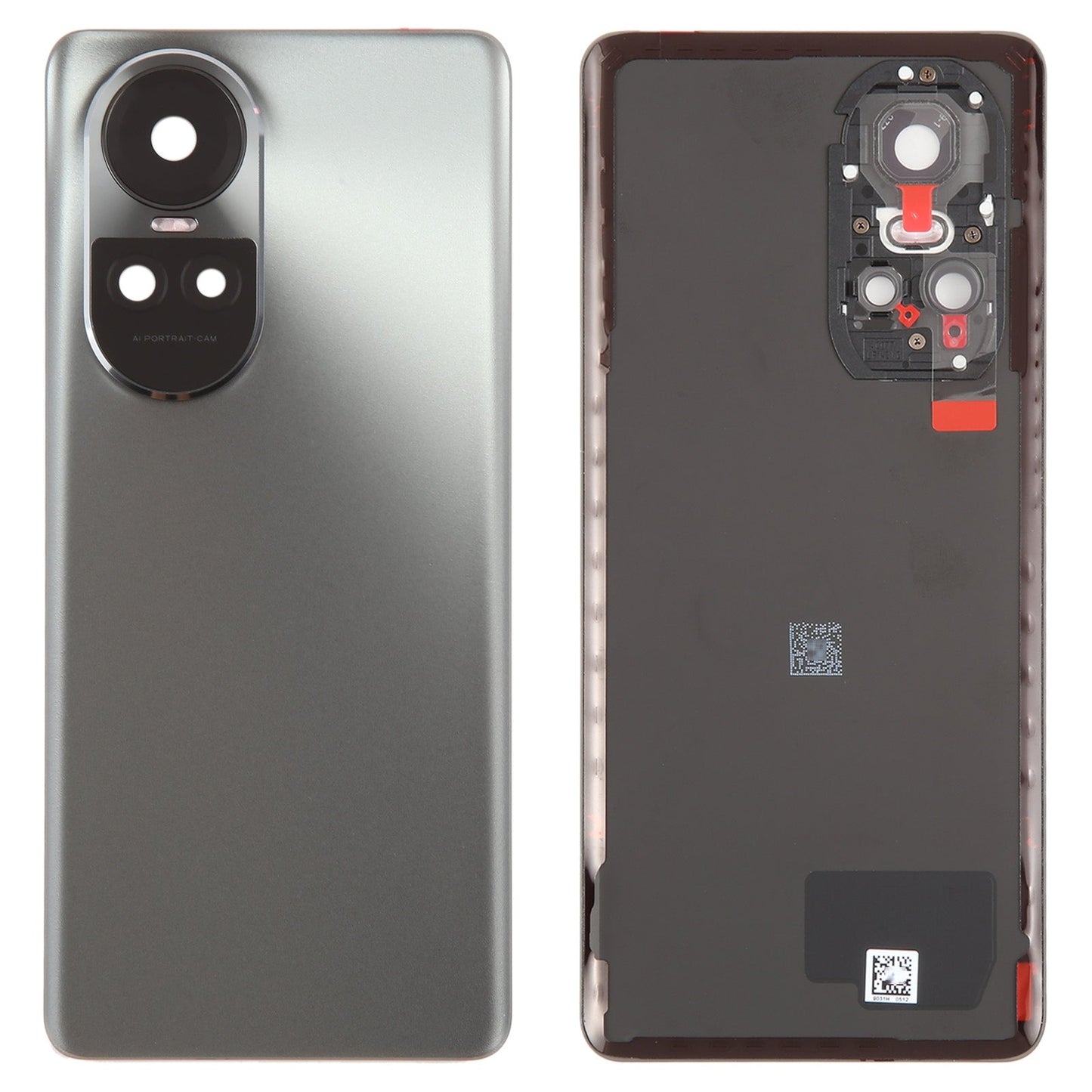 For OPPO Reno10 Pro Global Original Battery Back Cover with Camera Lens Cover (Grey)
