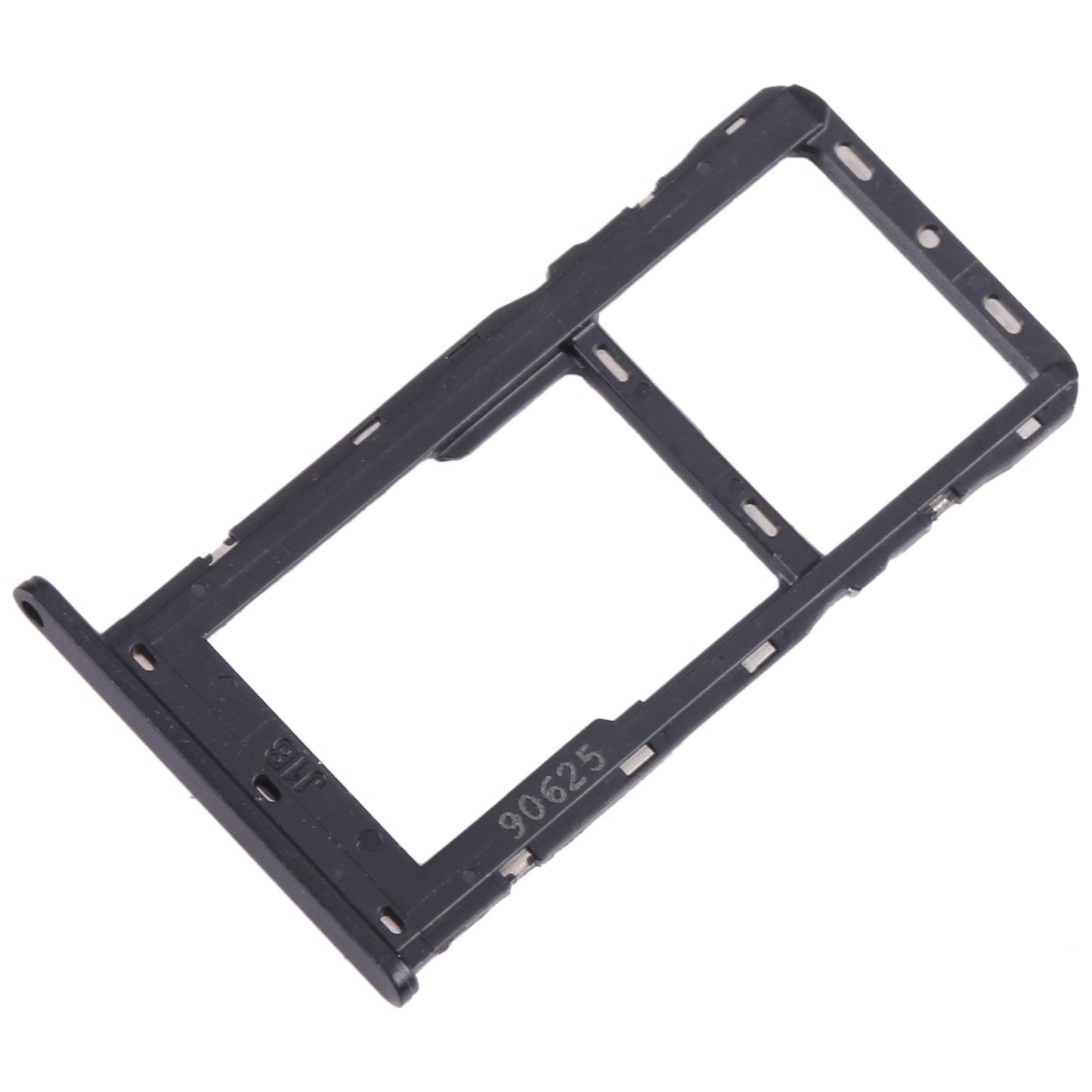 For Motorola Moto G7 Power US Version SIM Card Tray + Micro SD Card Tray (Black)