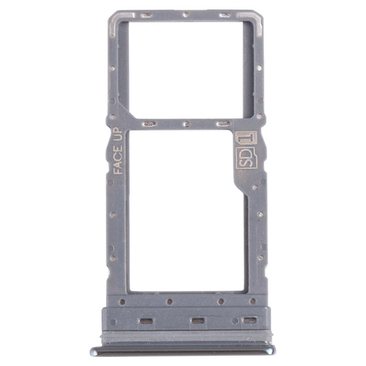For Motorola Moto G Stylus 2021 SIM Card Tray + Micro SD Card Tray (Silver)