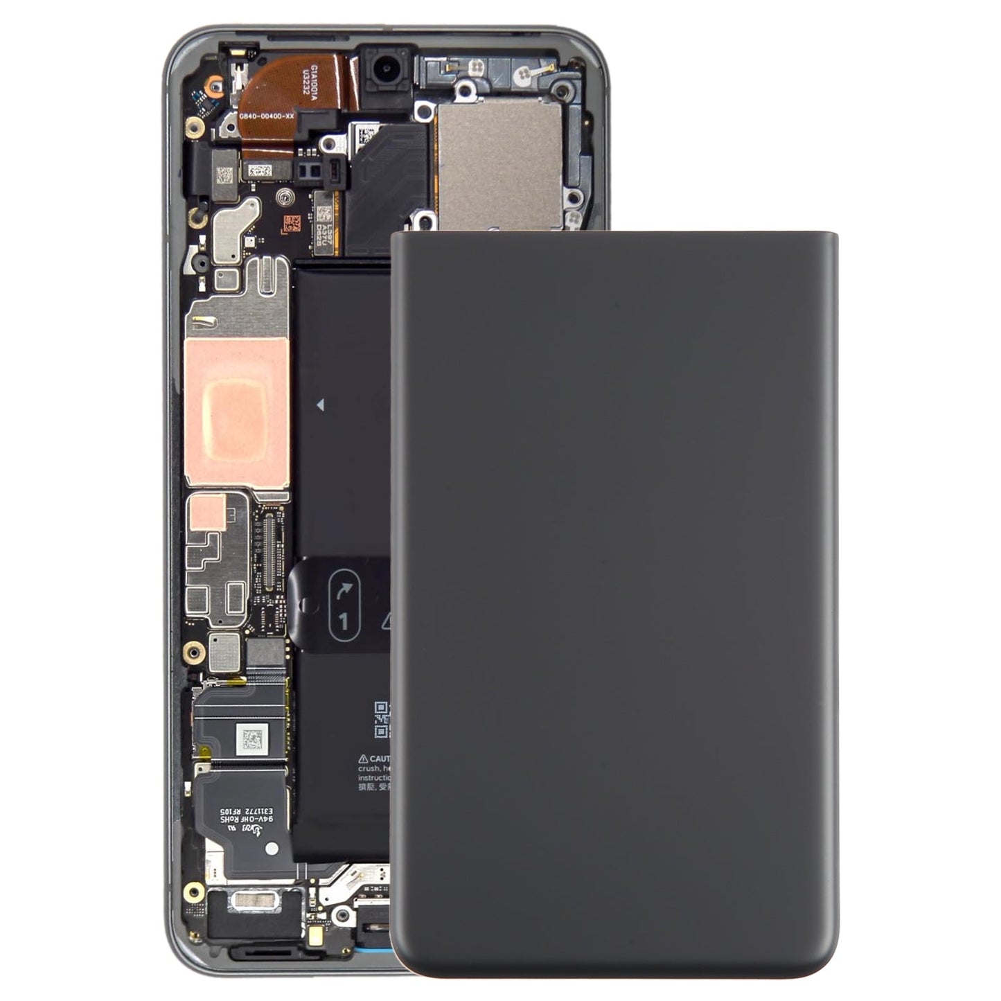 For Google Pixel 8 Pro Original Battery Back Cover(Black)