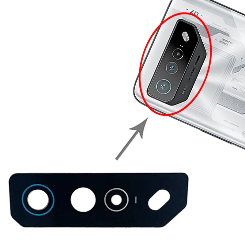 For Asus ROG Phone 7 Back Camera Lens (Blue)