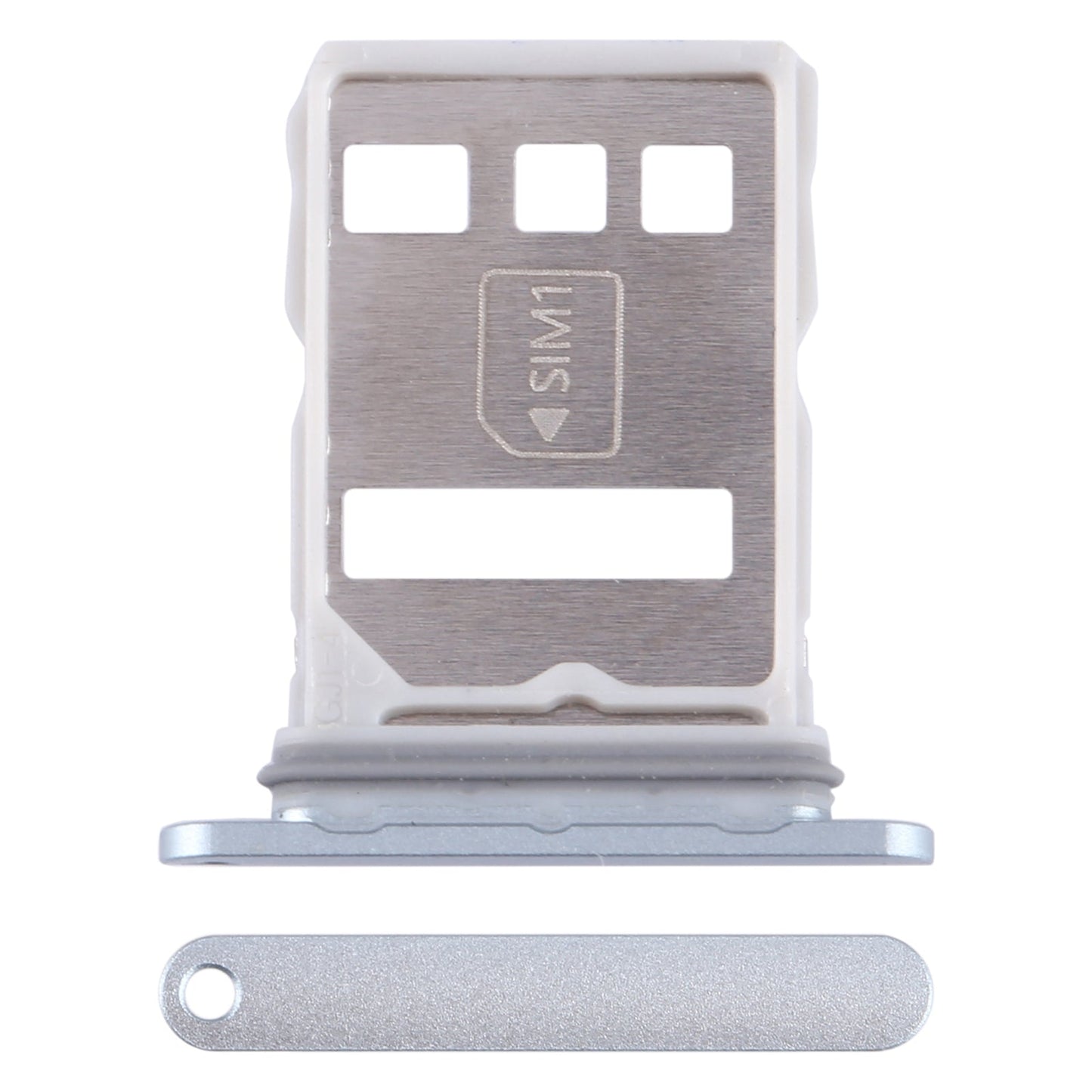For Huawei Mate 60 Pro+ SIM + NM Card Tray (Silver)