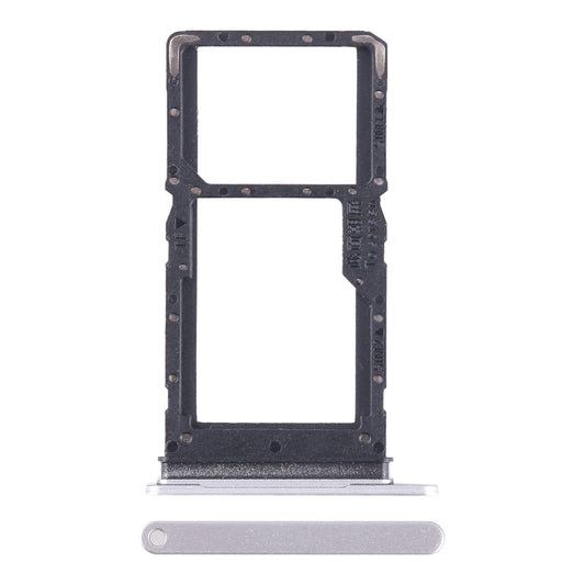 For Honor X5 Plus SIM + SIM / Micro SD Card Tray (Silver)