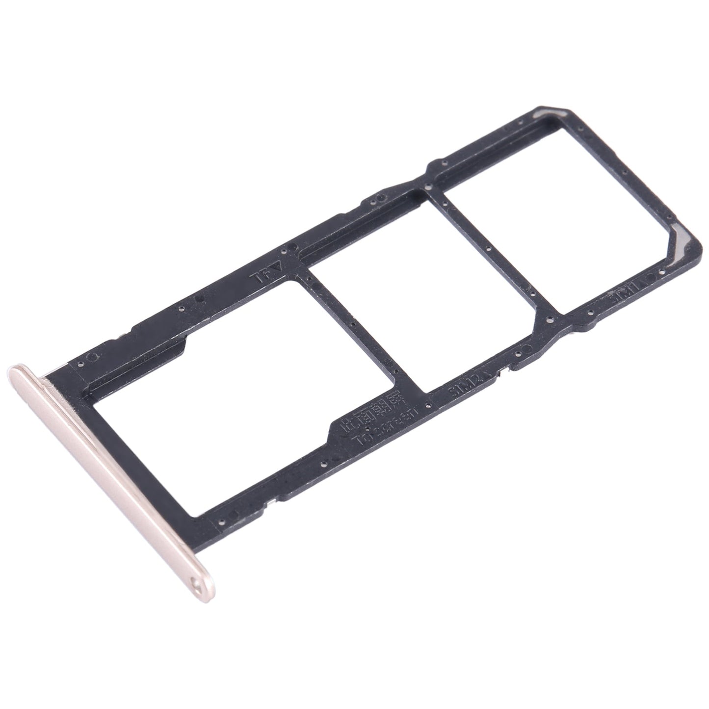 For Honor 10X Lite SIM + SIM + Micro SD Card Tray (Gold)