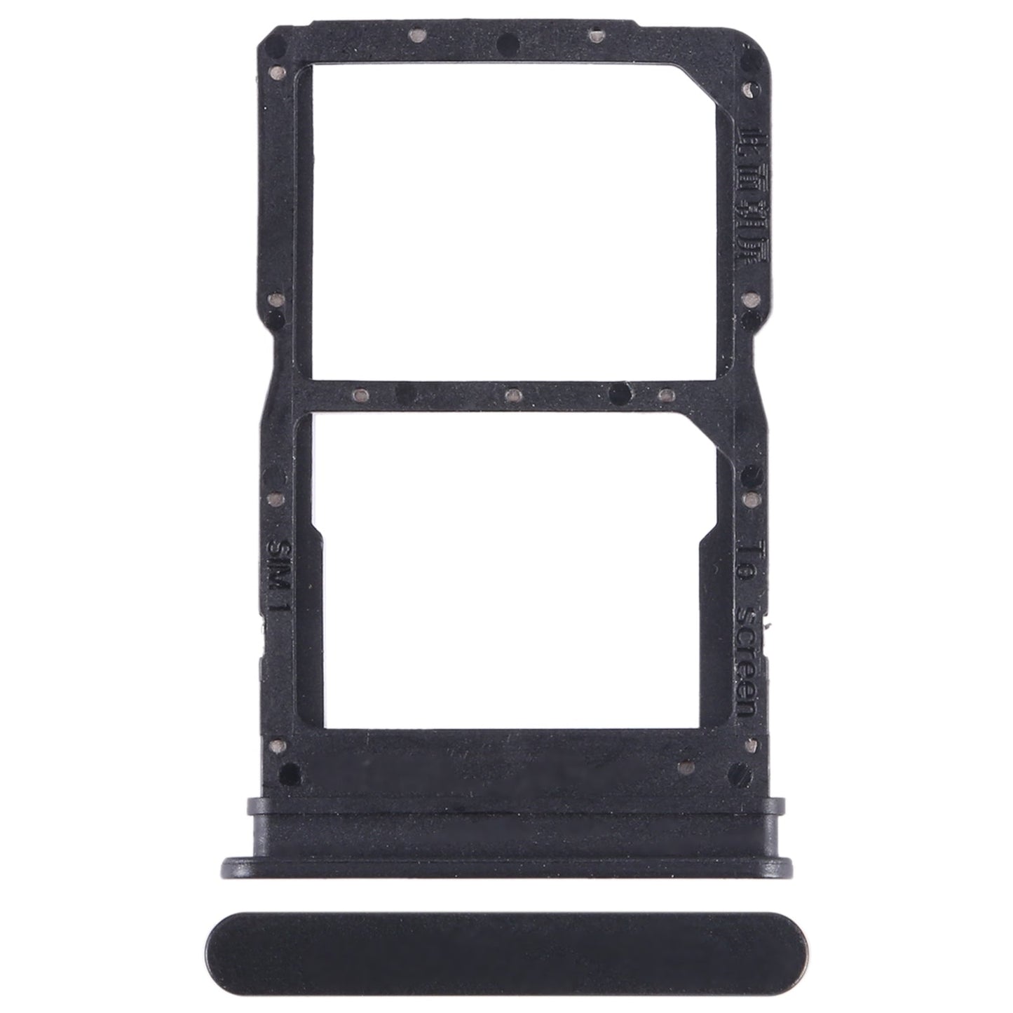 For Honor 90 Lite SIM + SIM Card Tray (Black)
