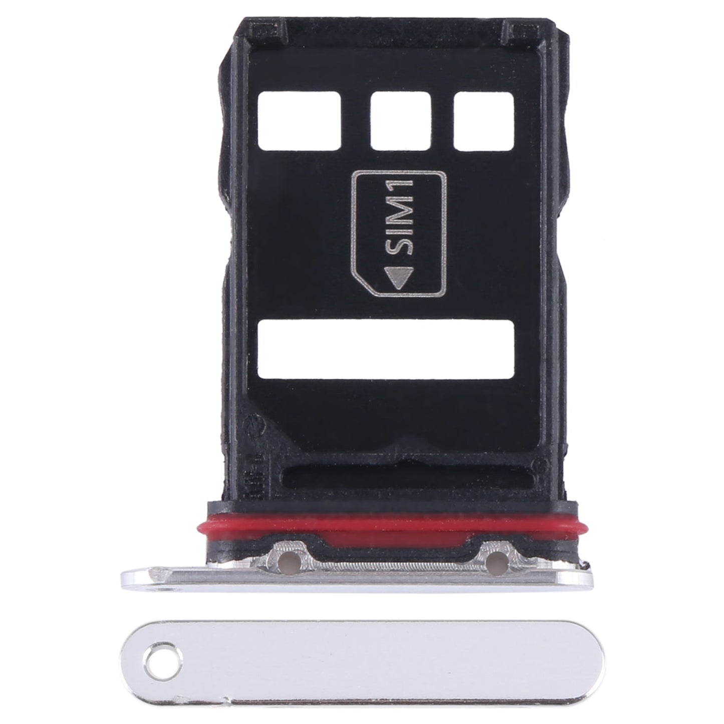 For Honor Magic5 Pro SIM + NM Card Tray (Silver)