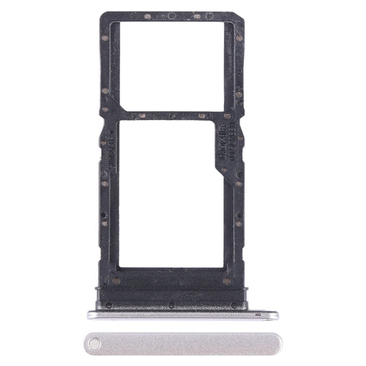 For Honor X7a SIM + SIM / Micro SD Card Tray (Silver)