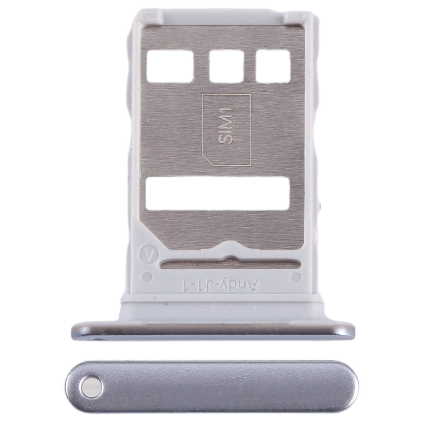 For Honor X9 SIM Card Tray (Silver)