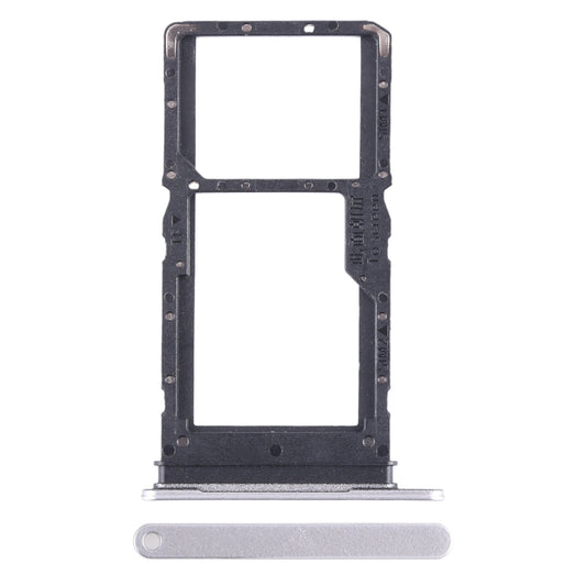 For Honor X5 SIM + SIM / Micro SD Card Tray (Silver)