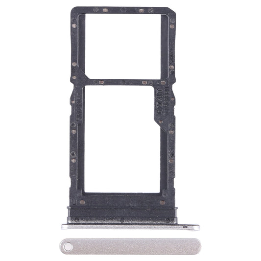 For Honor X7 SIM + SIM / Micro SD Card Tray (Grey)