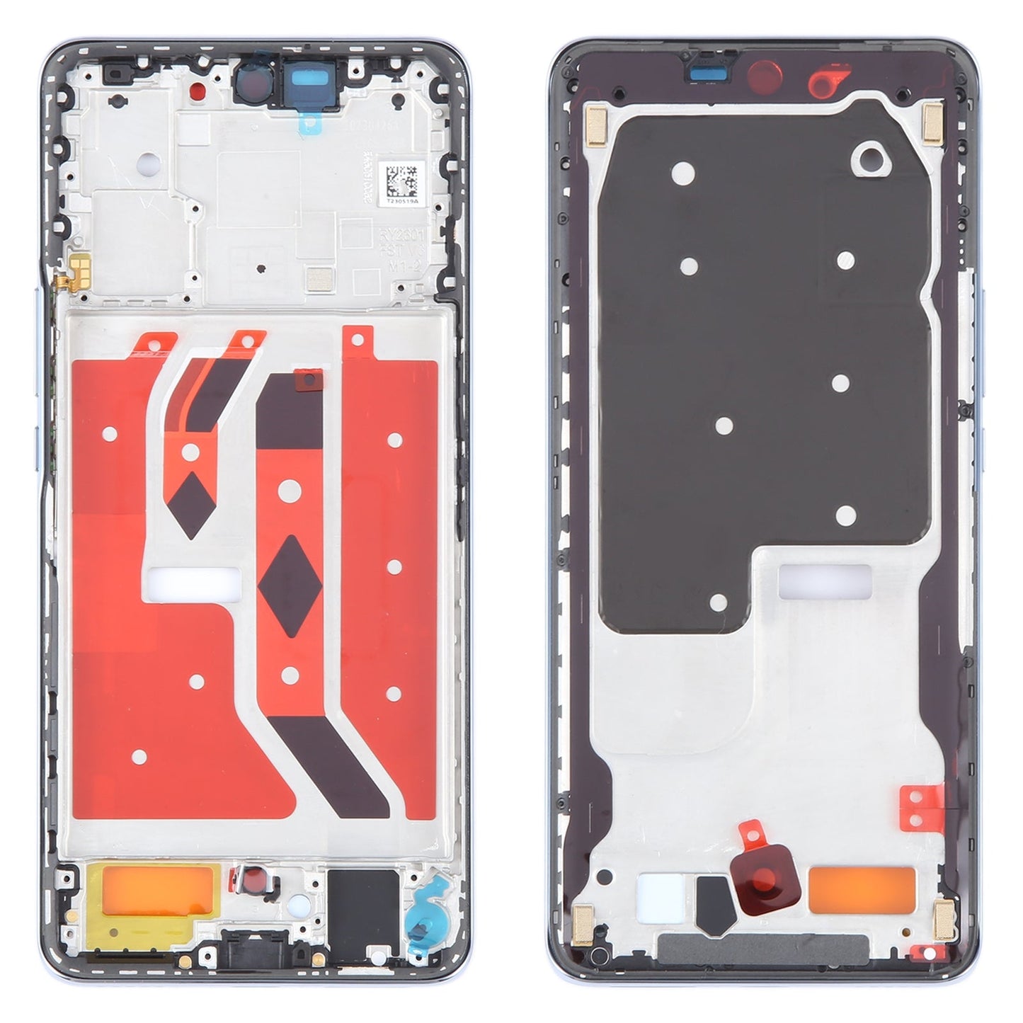 For Honor X50 Original Middle Frame Bezel Plate (Silver)