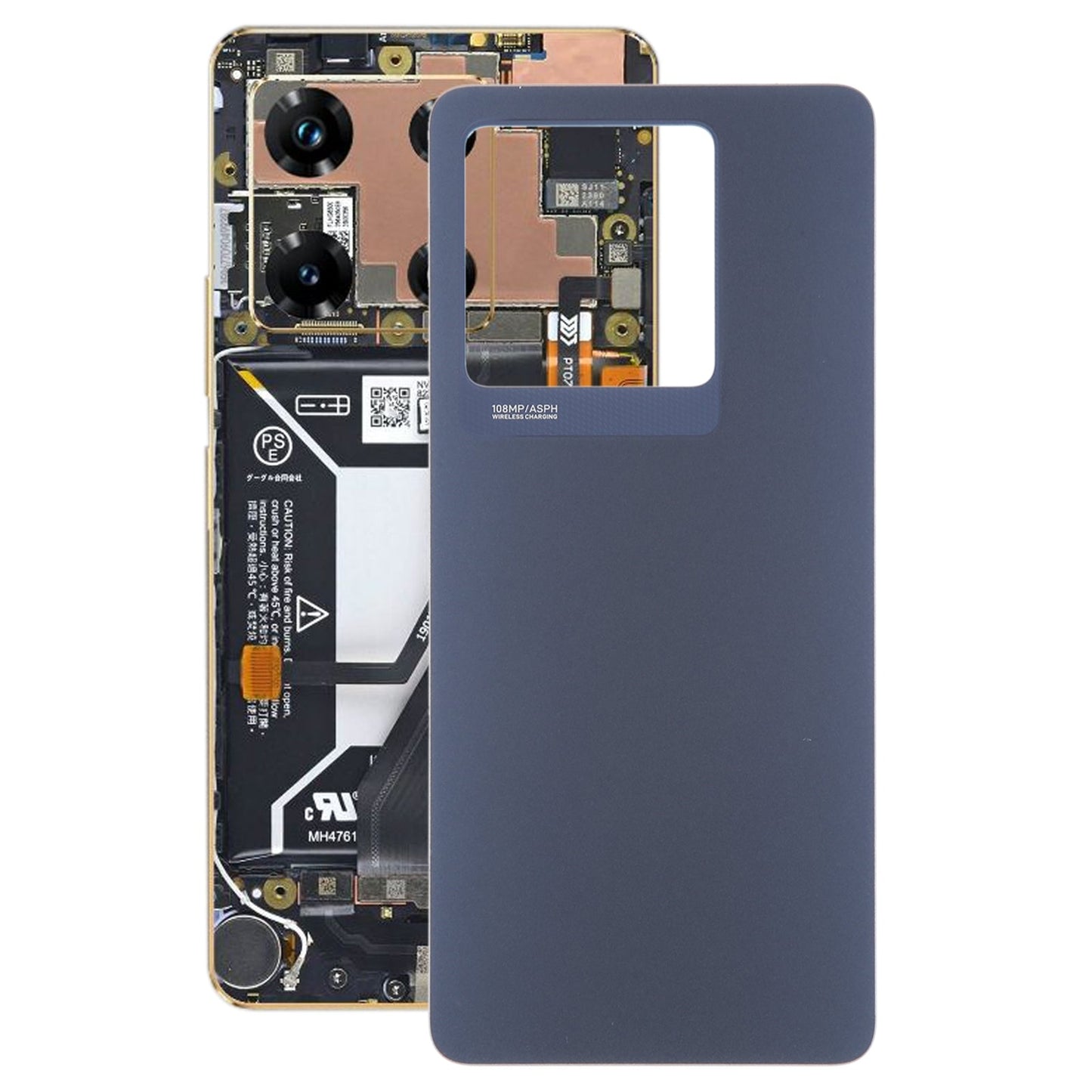 For Infinix Note 30 Pro 4G X678B Original Battery Back Cover(Black)