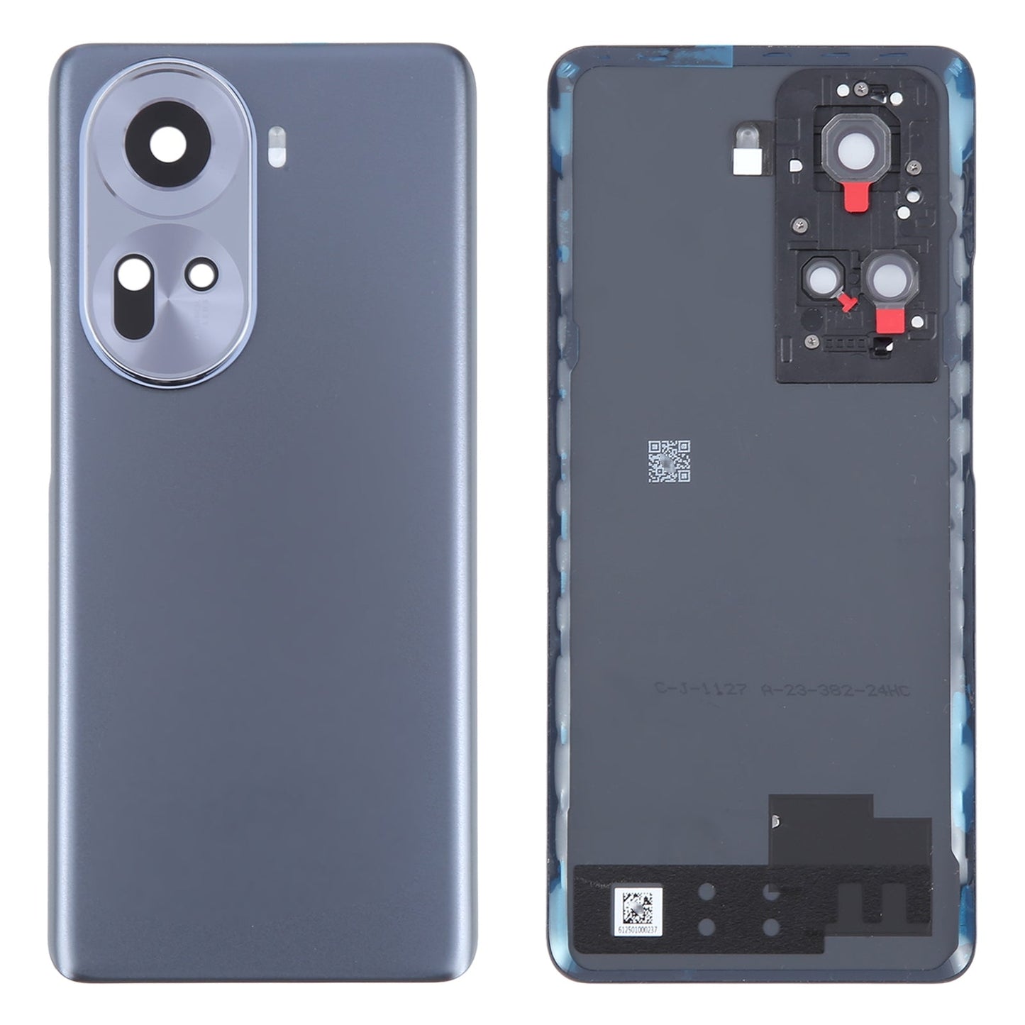 For OPPO Reno11 Global Original Battery Back Cover with Camera Lens Cover(Black)