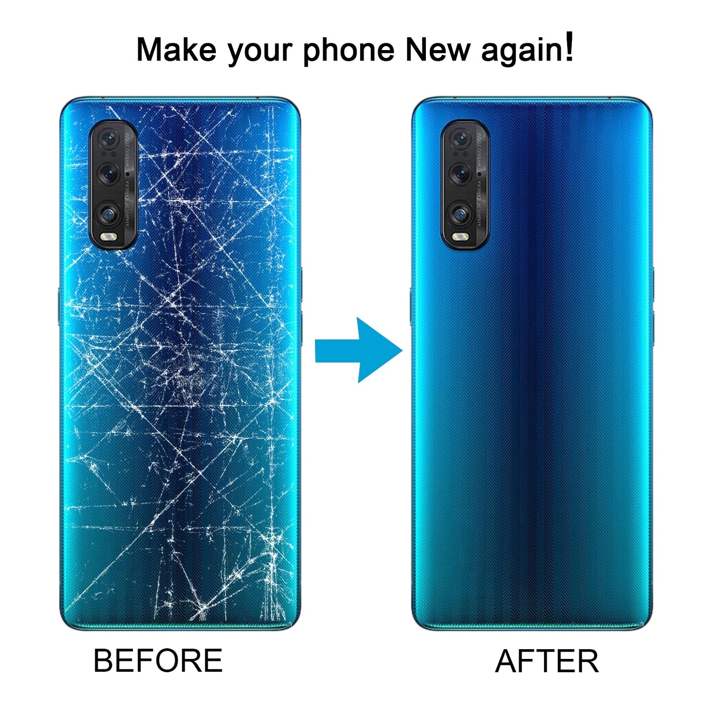For OPPO Find X2 Original Battery Back Cover with Camera Lens Cover(Green)