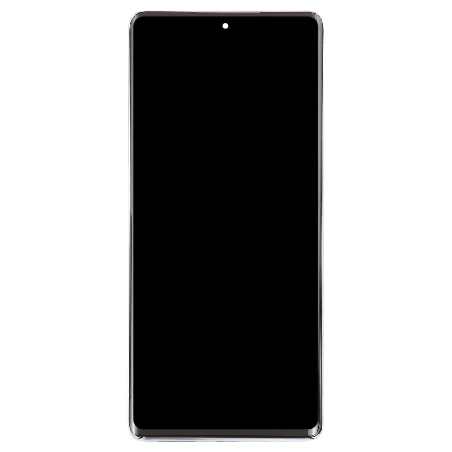 For Honor Magic5 Lite Original LCD Screen Digitizer Full Assembly with Frame (Silver)