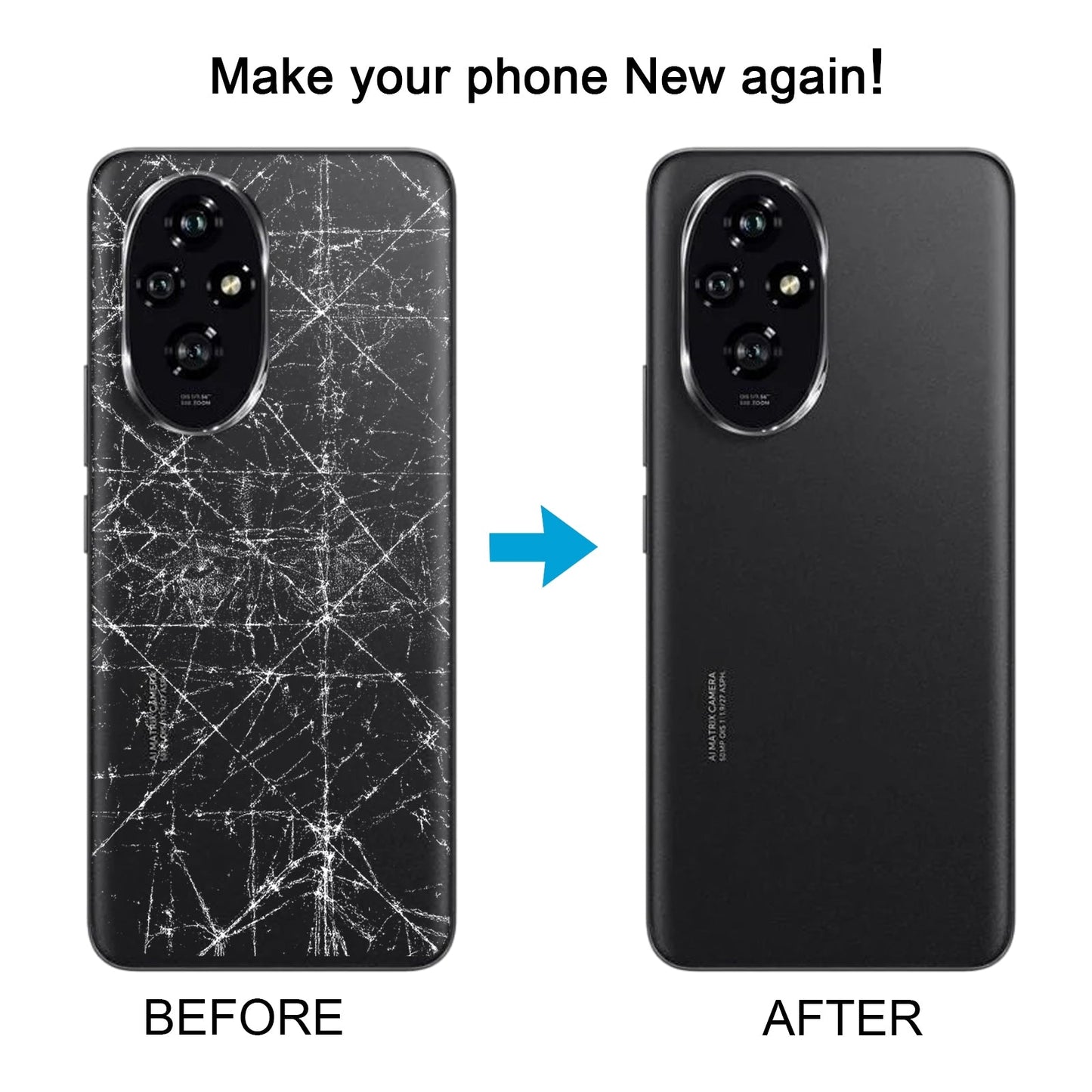 For Honor 200 Pro Battery Back Cover(Black)