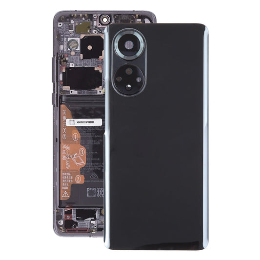 For Honor 50 Battery Back Cover with Camera Lens(Black)