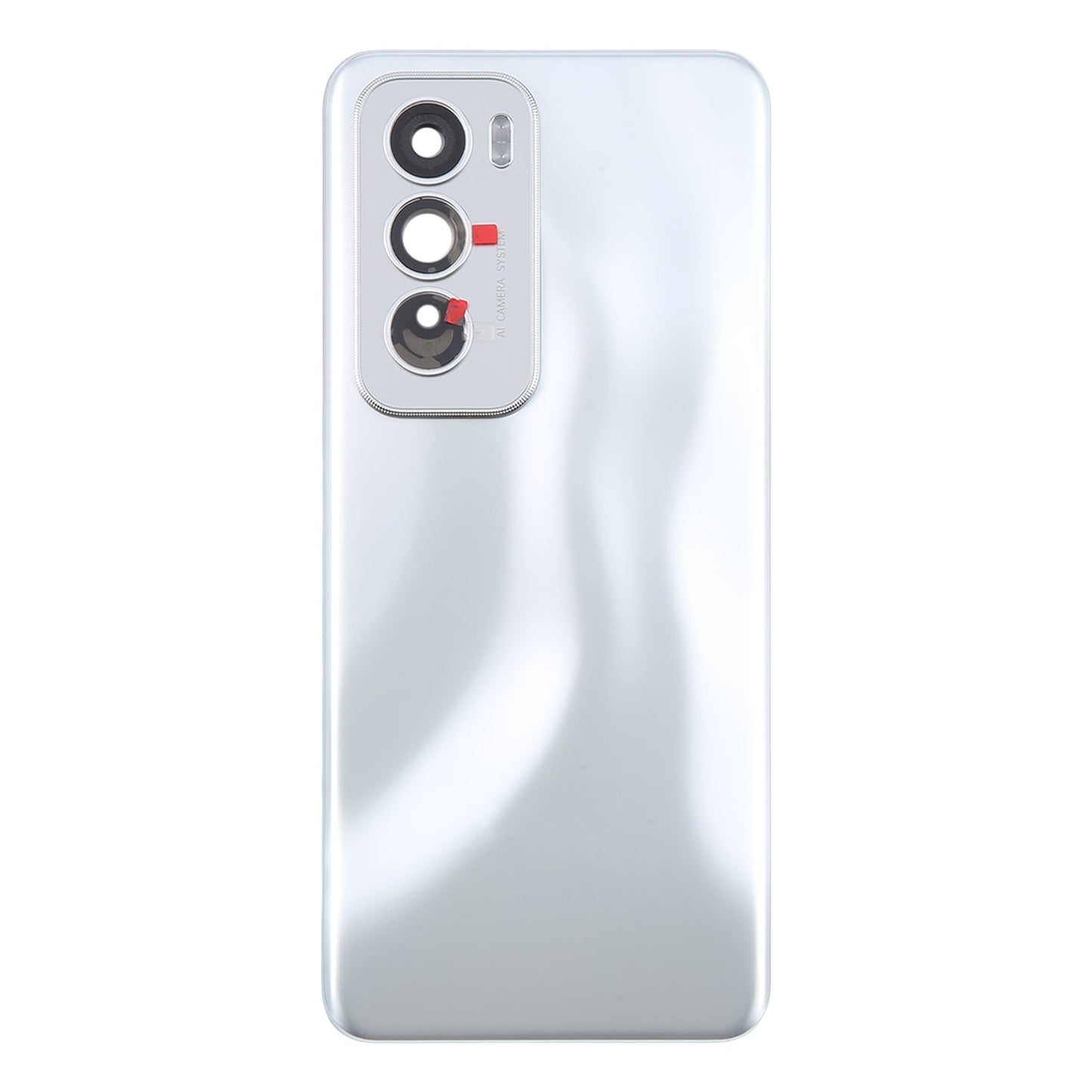 For OPPO Reno12 Global Original Battery Back Cover with Camera Lens Cover(Silver)