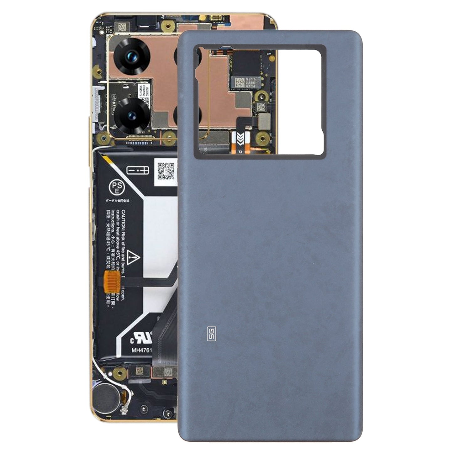For Infinix Note 40 Pro 5G X6851 Original Battery Back Cover(Black)