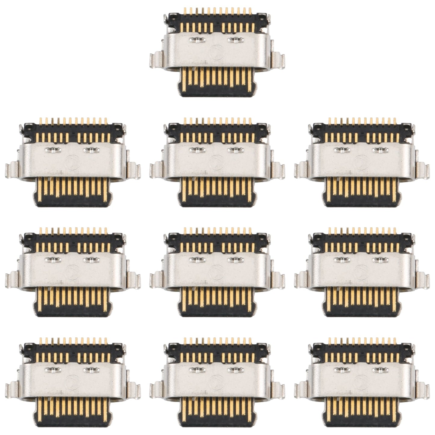 For Motorola Moto G60 / G60s 10pcs Charging Port Connector