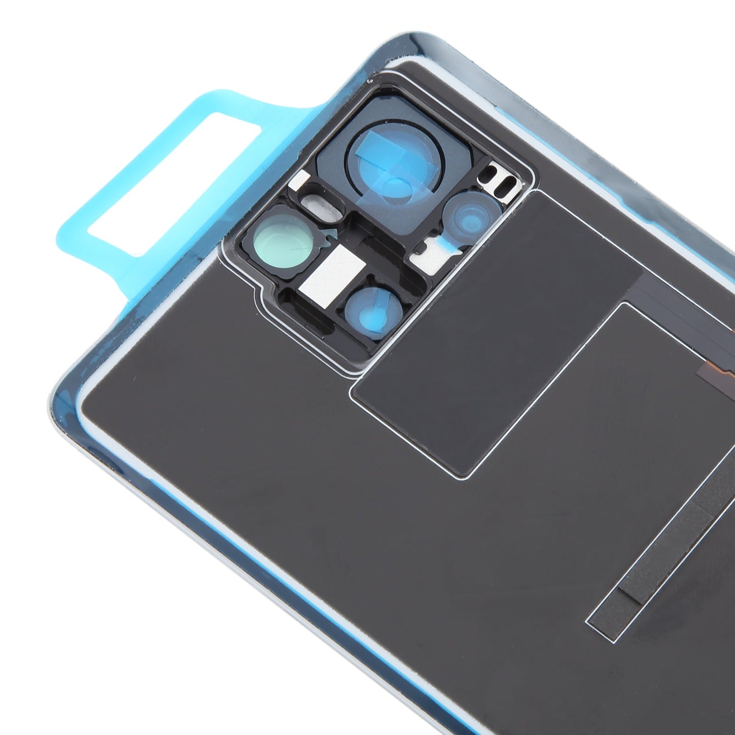 For Asus ROG Phone 8 Pro AI2401 AI2401_A Global Original Glass Battery Back Cover with Camera Frame(Grey)