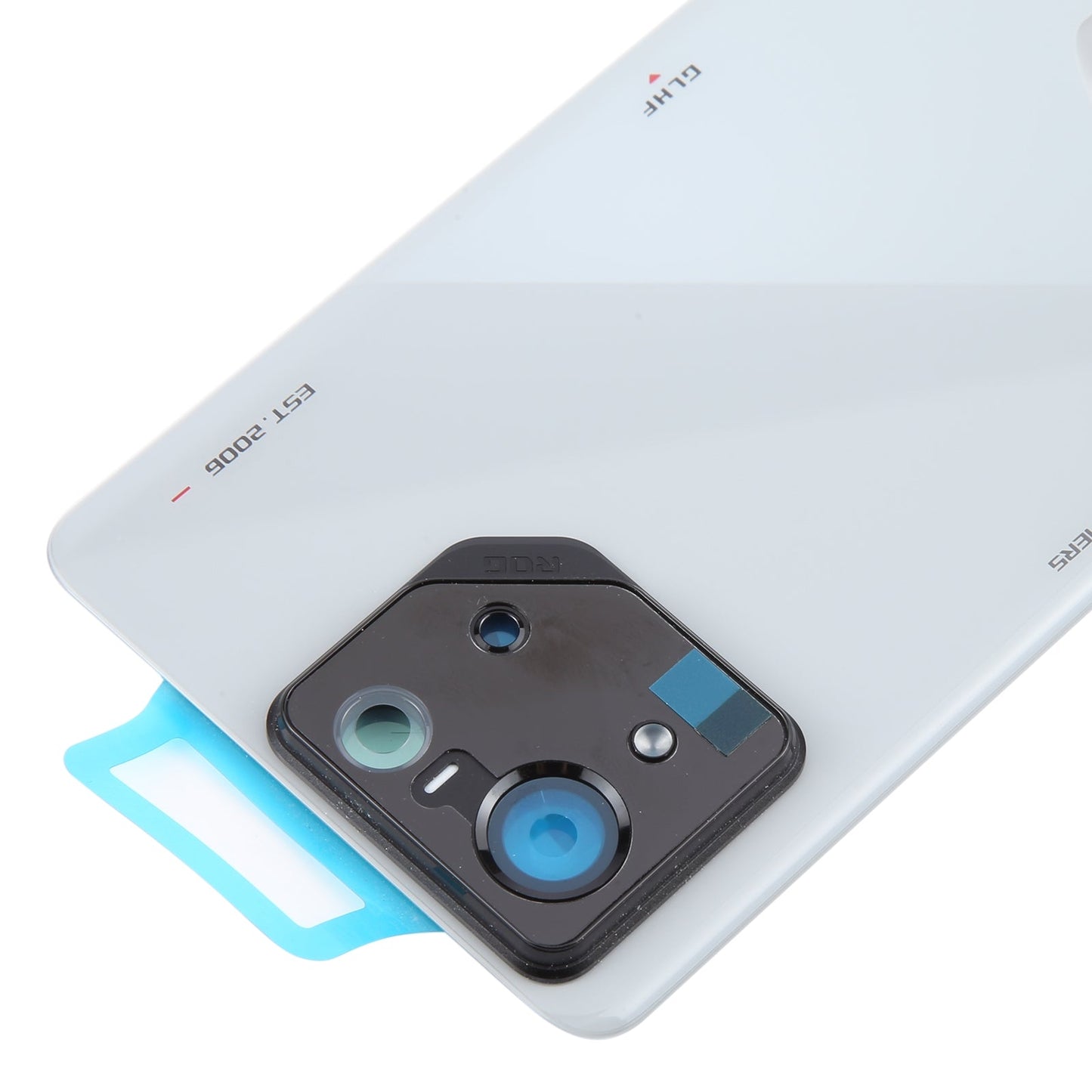 For Asus ROG Phone 8 Pro AI2401 AI2401_A Global Original Glass Battery Back Cover with Camera Frame(Grey)