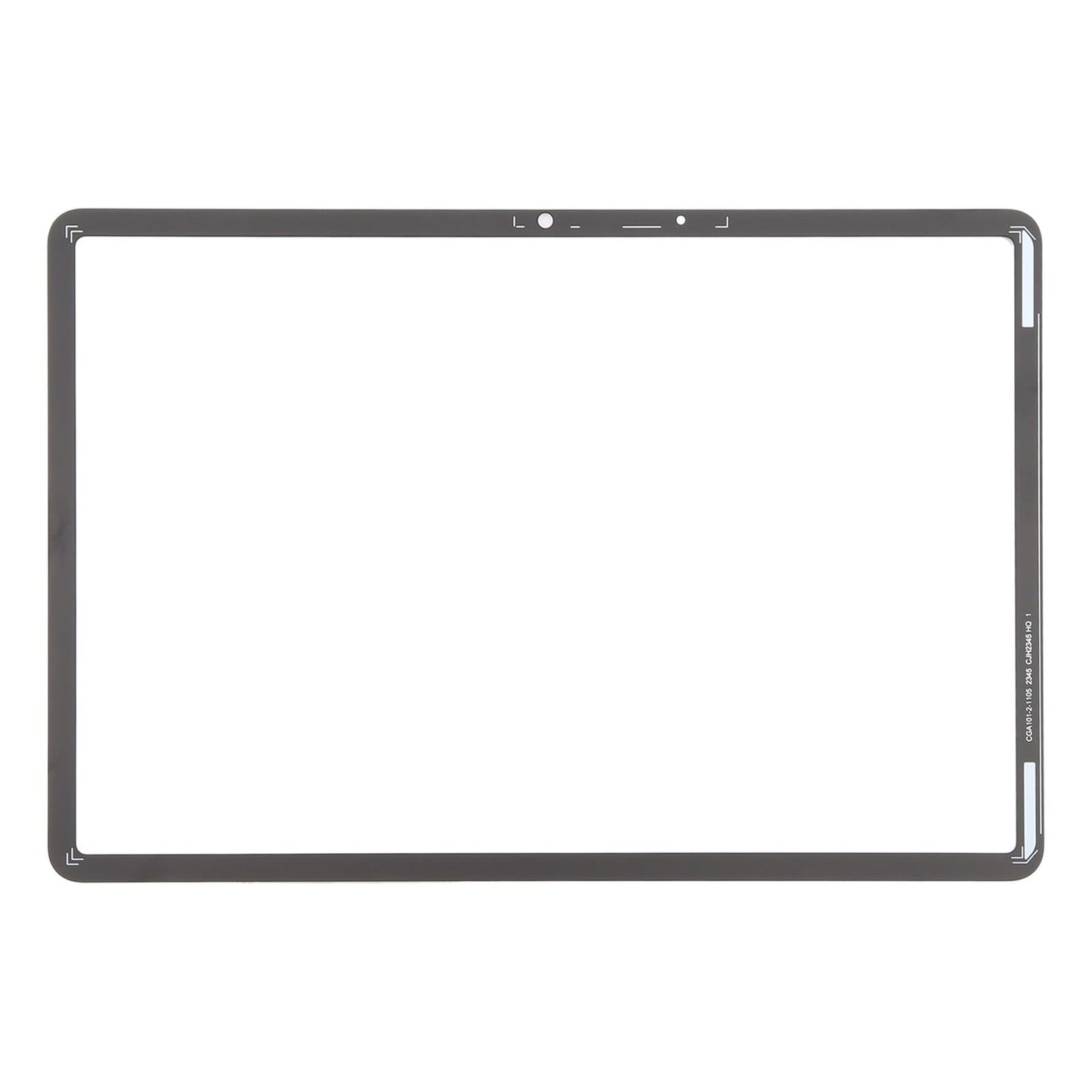 For Huawei MatePad 11.5 2024 BTKR-W00 Front Screen Outer Glass Lens, Matte Version (Frosted Black)
