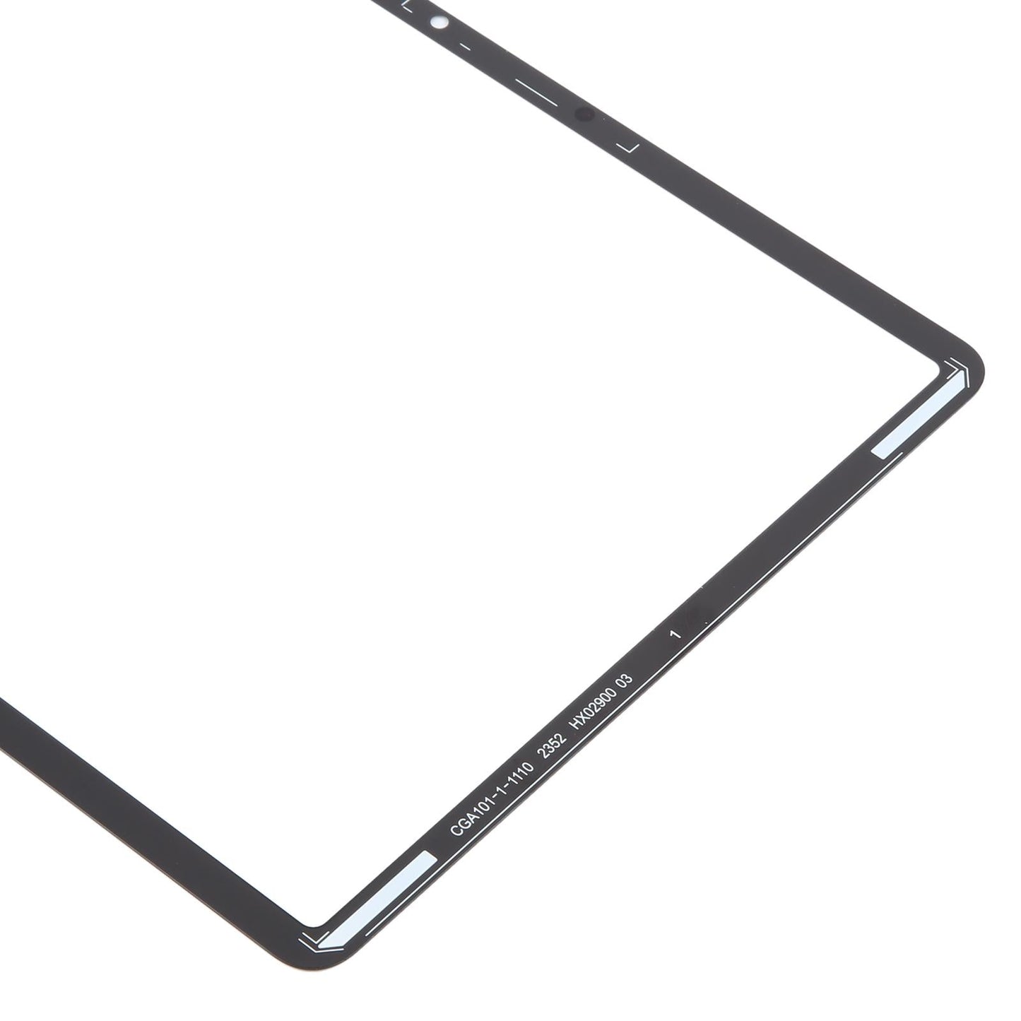 For Huawei MatePad 11.5 2024 BTKR-W00 Front Screen Outer Glass Lens, Bright Version (Jet Black)