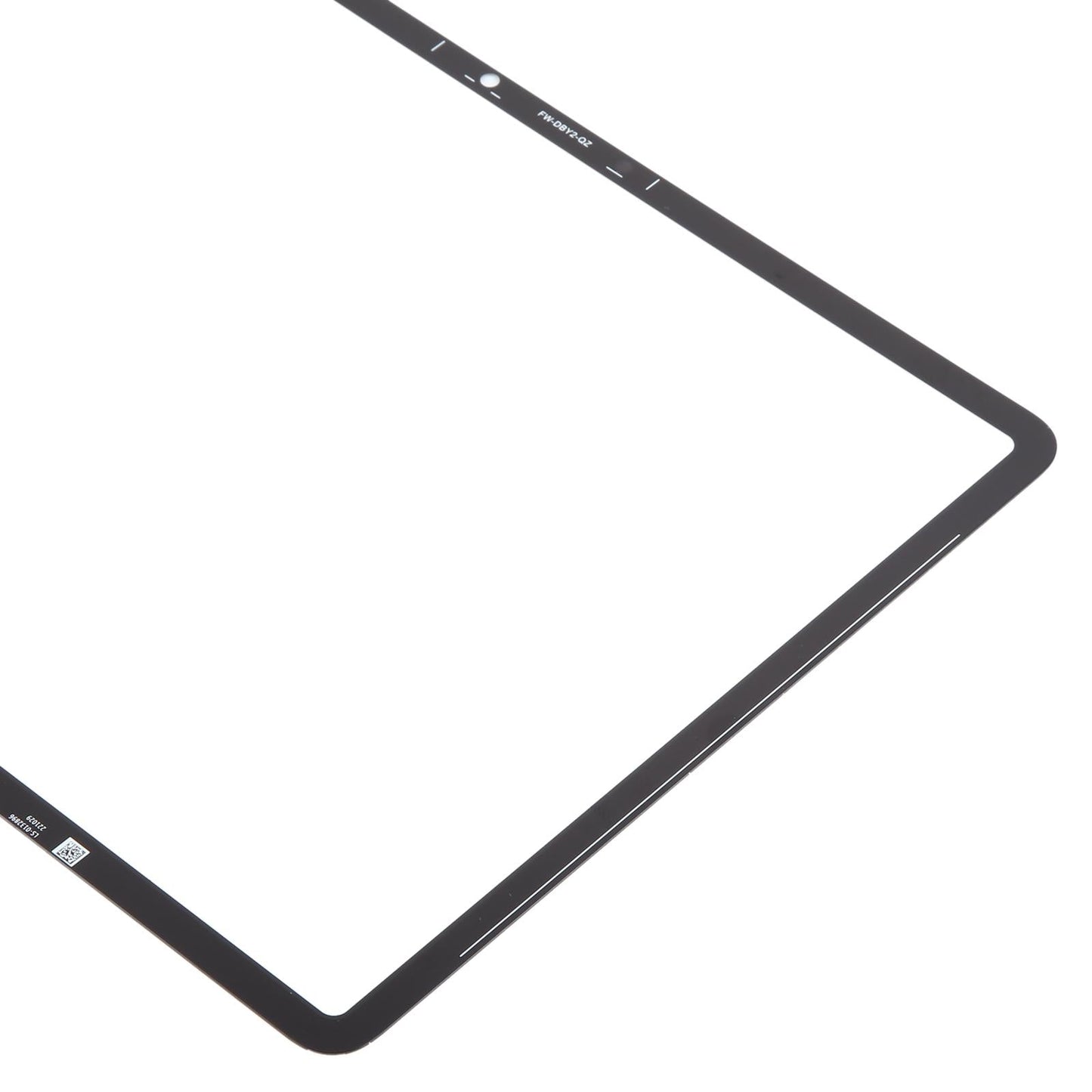 For Huawei MatePad 11.5 TGR-W10 Front Screen Outer Glass Lens, Soft Light Version (Black)