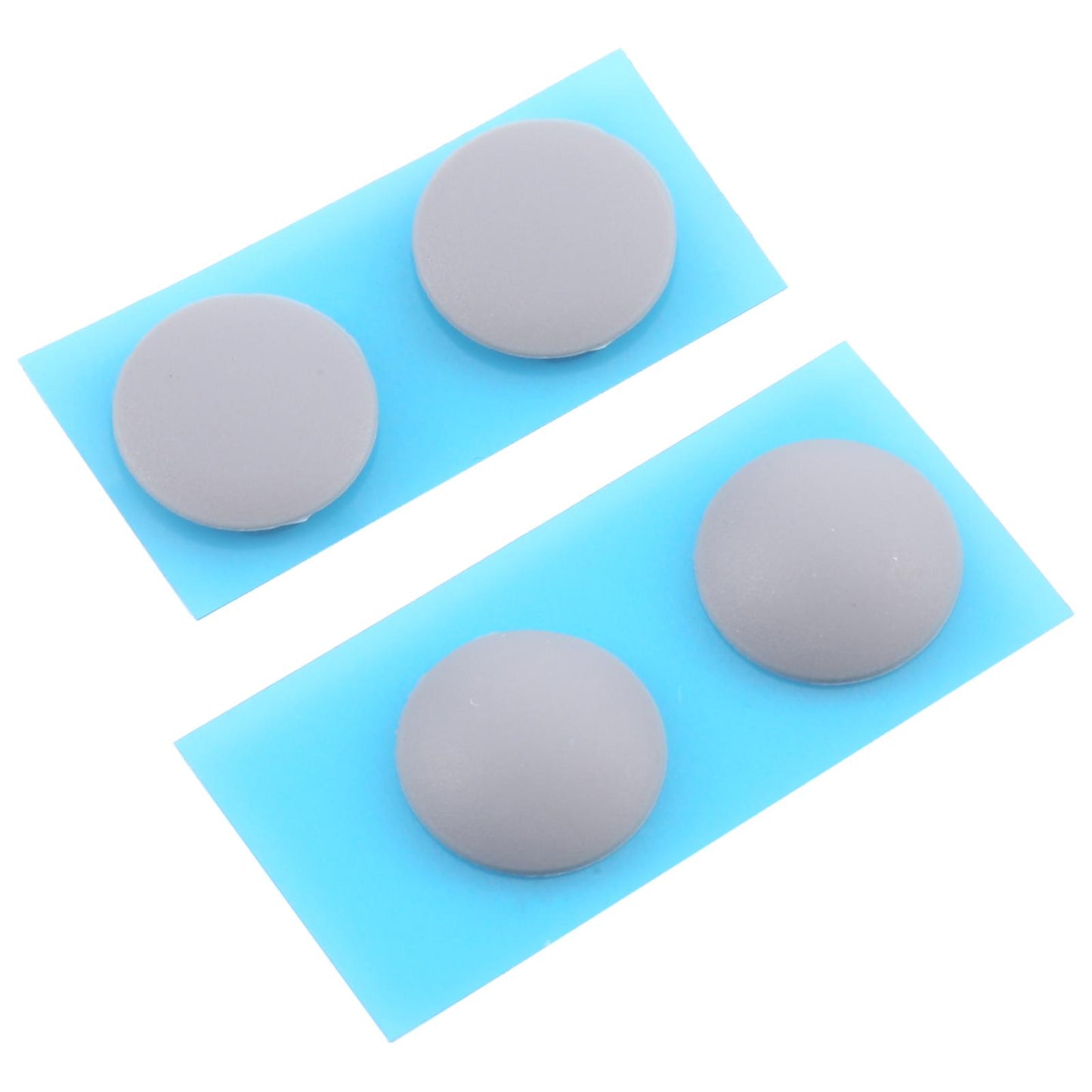 For Microsoft Surface Laptop 3 / 4 / 5 1872 1868 1952 1867 1950 4 in 1 Bottom Case Rubber Mats (Silver)