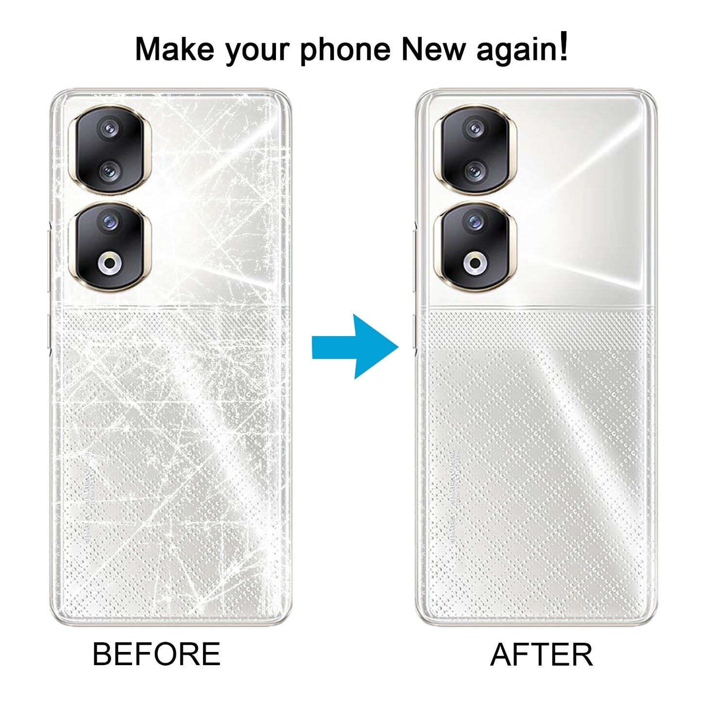 For Honor 90 Pro Battery Back Cover(White)