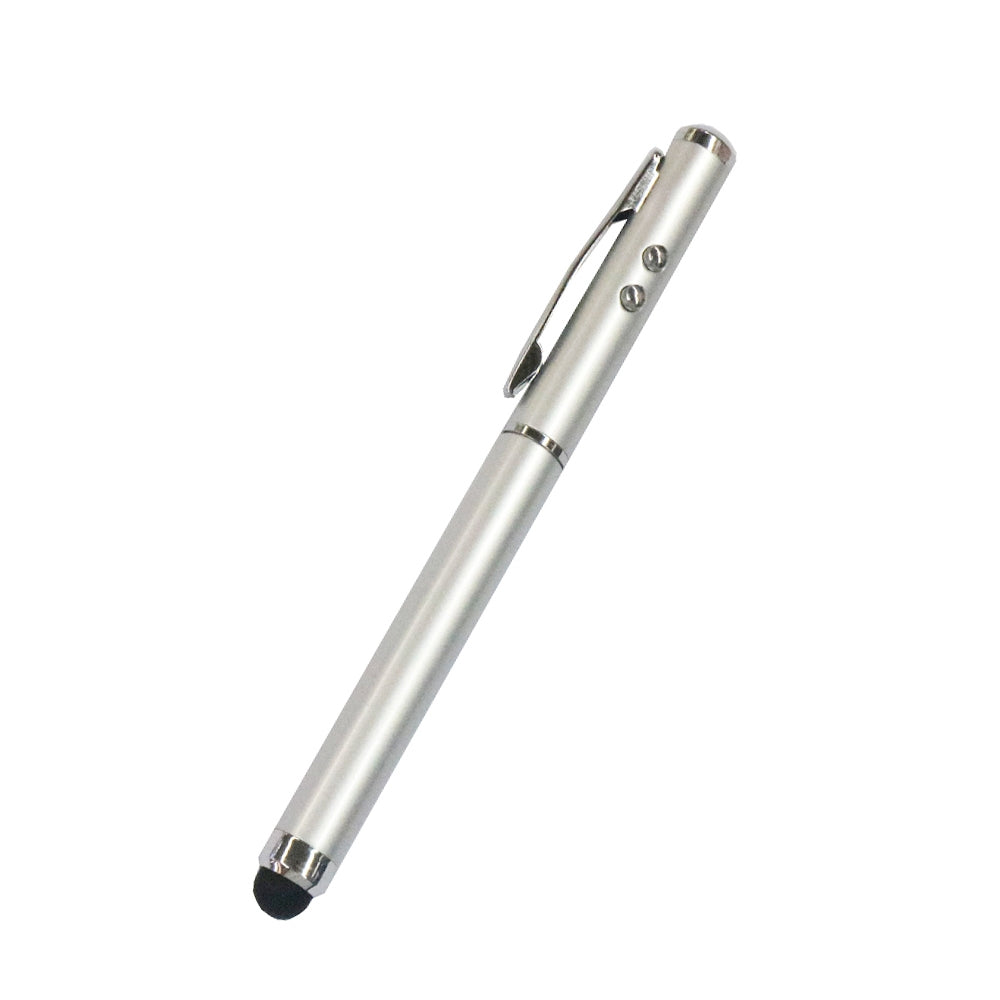 At-15 3 in 1 Mobile Phone Tablet Universal Handwriting Touch Screen with Red Laser & LED Light Function(Silver)