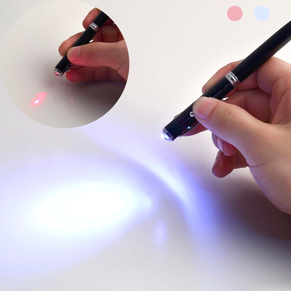 At-15 3 in 1 Mobile Phone Tablet Universal Handwriting Touch Screen with Red Laser & LED Light Function(Red)
