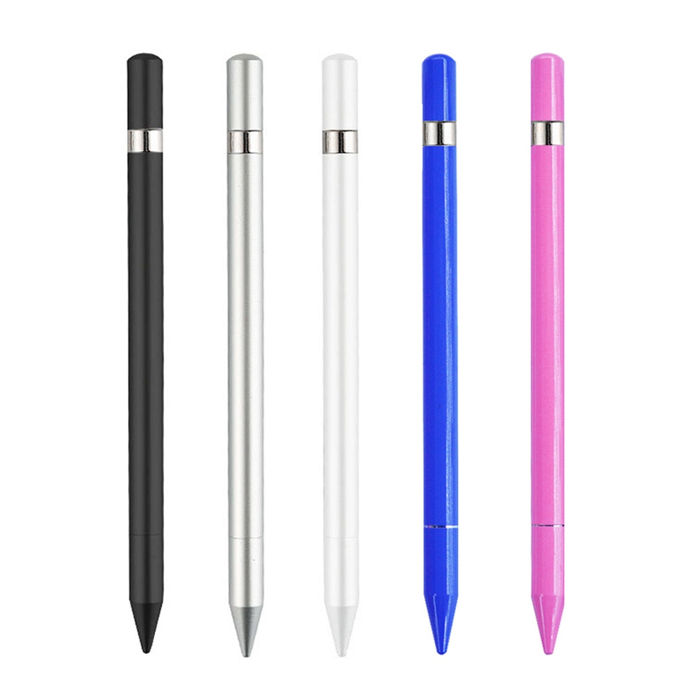 AT-26 2 in 1 Mobile Phone Touch Screen Capacitive Pen Writing Pen with 1 Pen Tip(Blue)