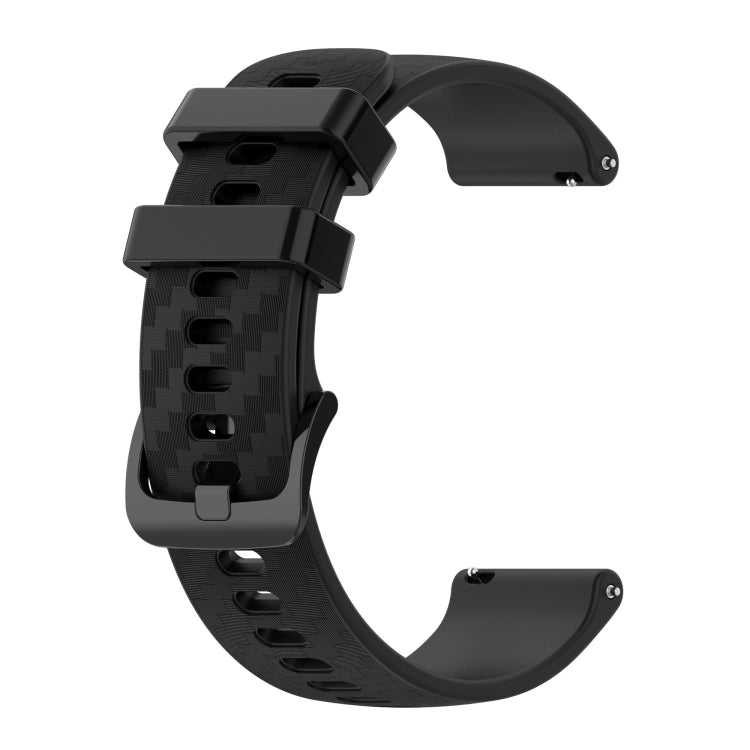 20mm Carbon Fiber Striped Silicone Strap, For Amazfit BIP, For Amazfit BIP Lite