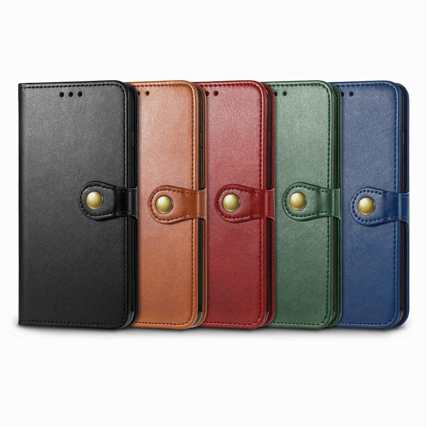 For Motorola Edge 30 Pro Retro Solid Color Buckle Leather Phone Case(Black)