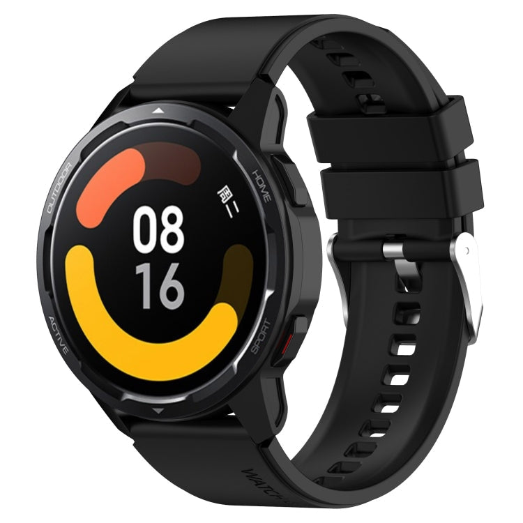 Protruding Head Silicone Strap Silver Buckle, For Huami Amazfit GTS 3 20mm, For Huami Amazfit GTS 2e 20mm