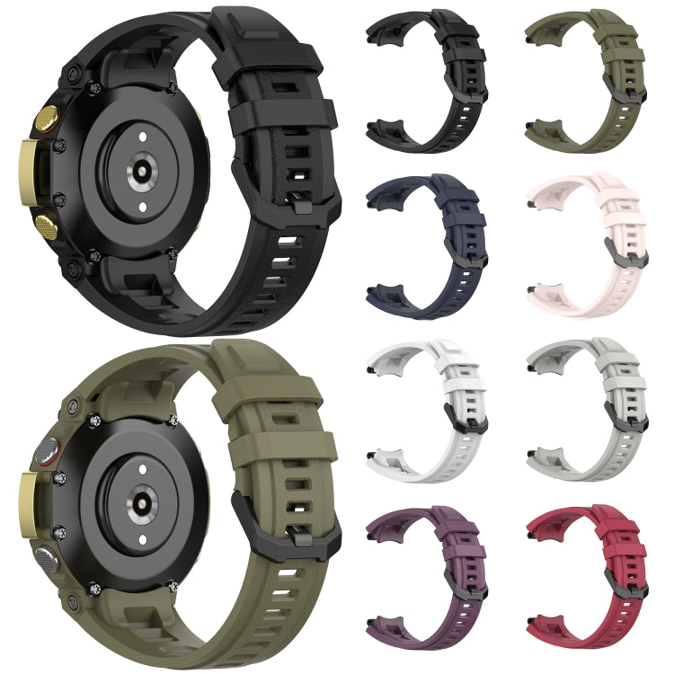 Silicone Leisure Watch Band, For Amazfit T-Rex 2