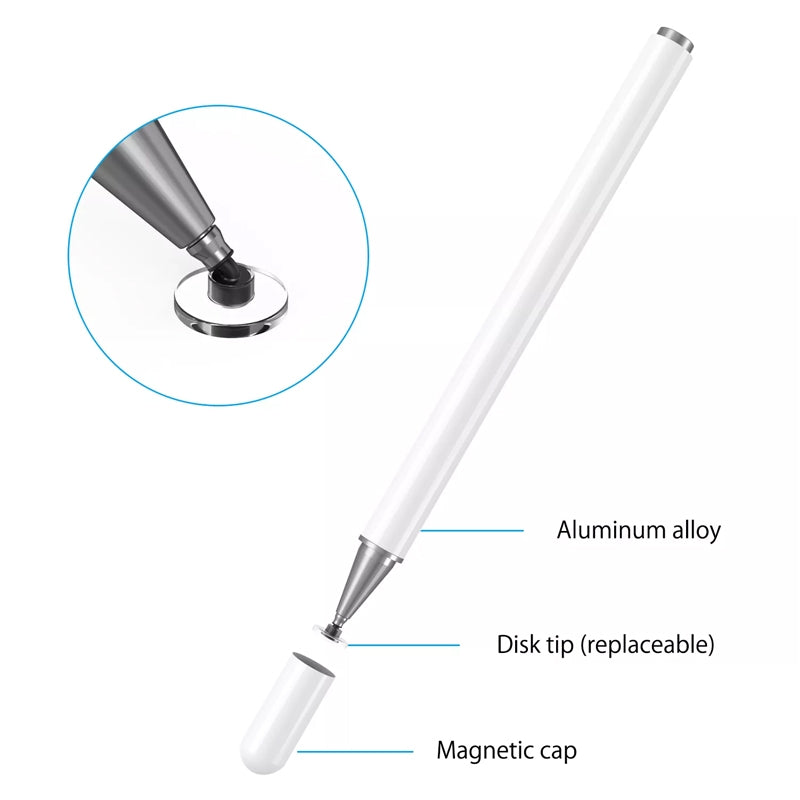 AT-28 Macarone Color Passive Capacitive Pen Mobile Phone Touch Screen Stylus(Purple)