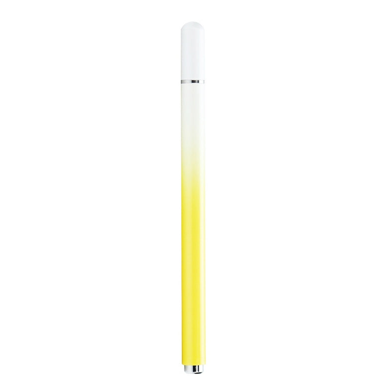 AT-28 Macarone Color Passive Capacitive Pen Mobile Phone Touch Screen Stylus with 1 Pen Head(Yellow)