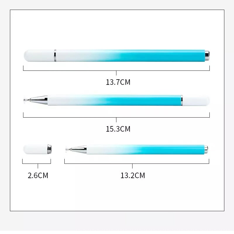 AT-28 Macarone Color Passive Capacitive Pen Mobile Phone Touch Screen Stylus with 1 Pen Head(Yellow)