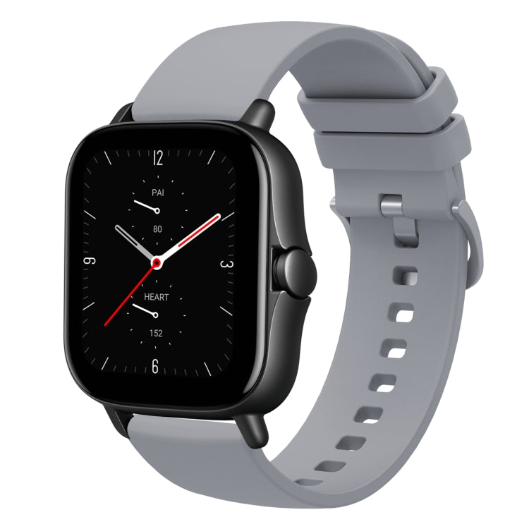 20mm Solid Color Soft Silicone Watch Band, For Amazfit GTS 3, For Amazfit GTS 2E