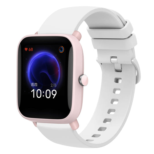 20mm Solid Color Soft Silicone Watch Band, For Amazfit BIP U, For Amazfit GTR 42mm