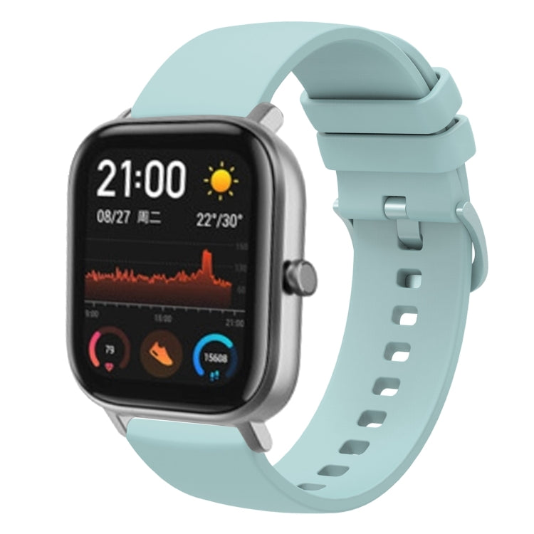 20mm Solid Color Soft Silicone Watch Band, For Amazfit GTS, For Amazfit BIP