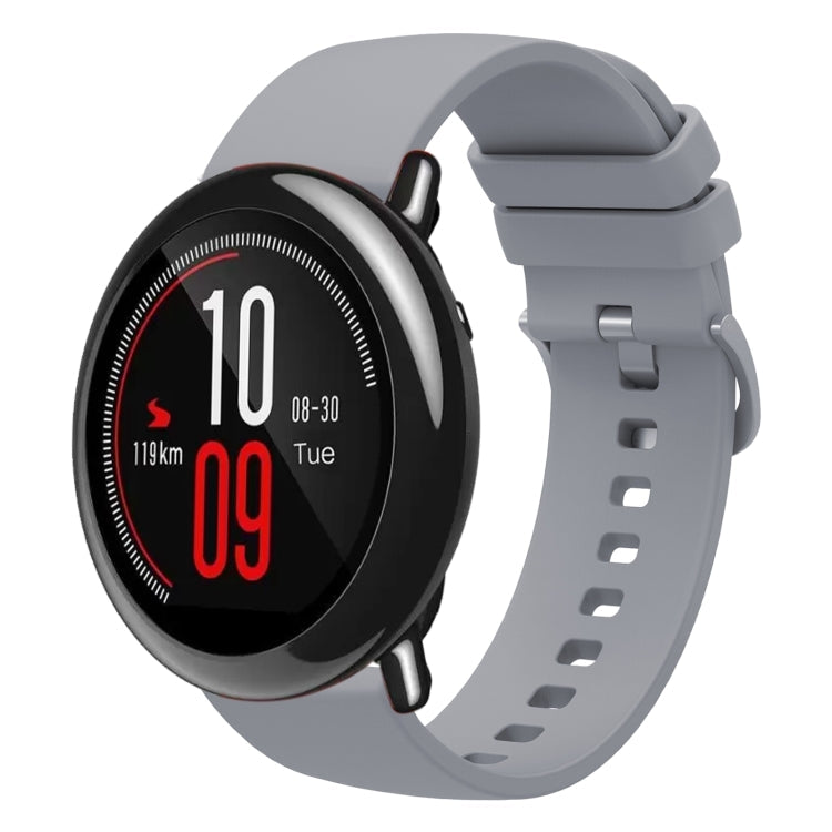 22mm Solid Color Soft Silicone Watch Band, For Amazfit Pace, For Amazfit Stratos