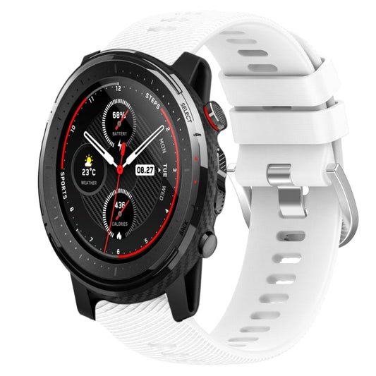 22mm Solid Color Soft Silicone Watch Band, For Amazfit 3, For Amazfit GTR 47mm