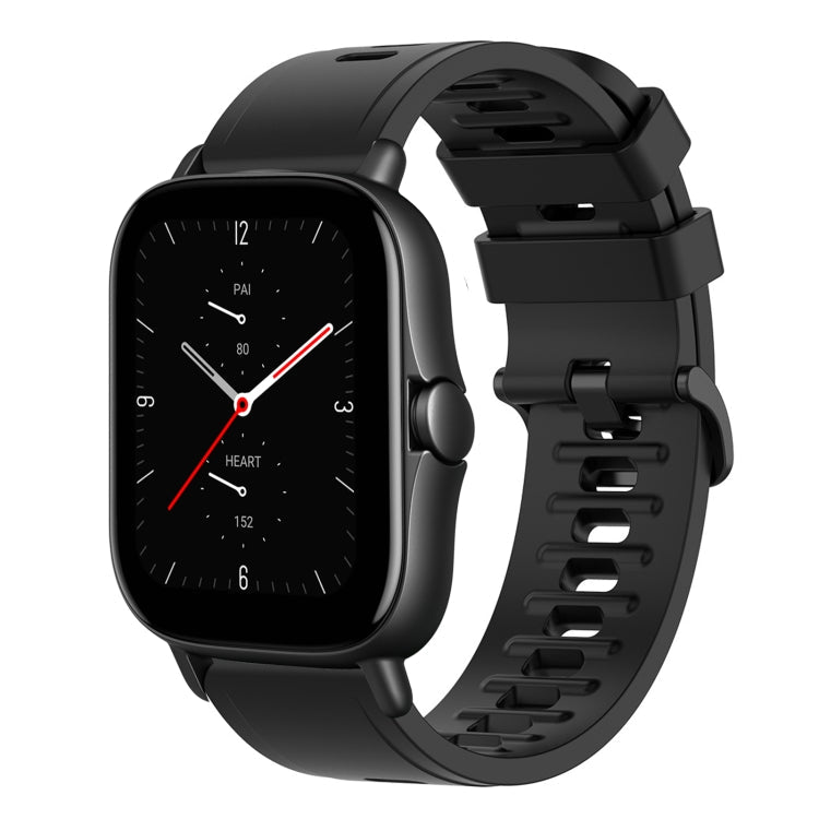 20mm Solid Color Soft Silicone Watch Band, For Amazfit GTS 3, For Amazfit GTS 2E